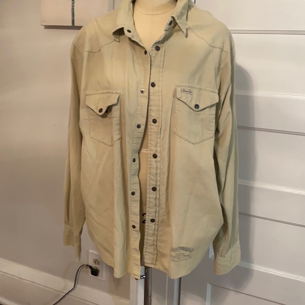 Corduroy Slim Fit Oxford Shirt size Large